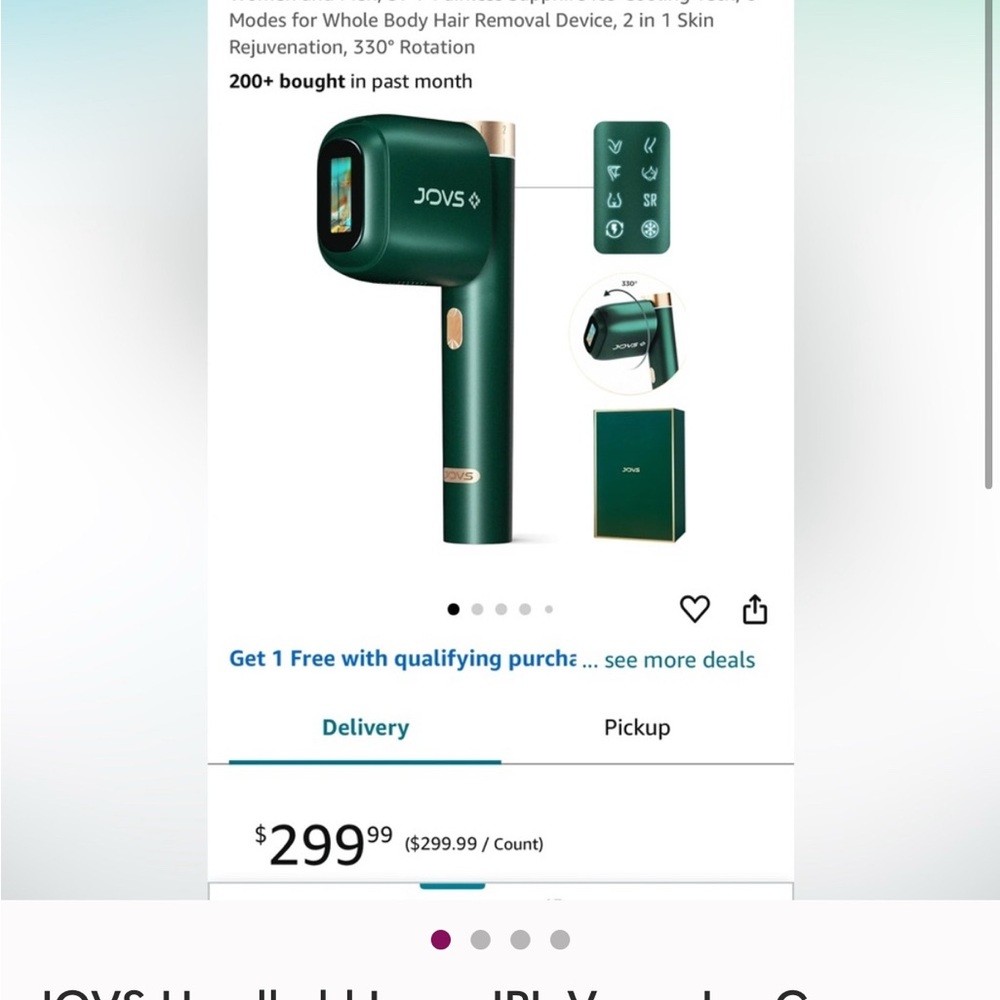 JOVS Venus ice-core hair removal